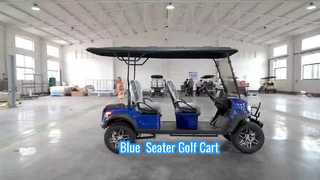 블루 시터 골프 카트 EV