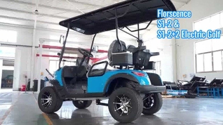 Florscence S1-2 & S1-2+2 elektrische golfkarren | Close-up ontwerp- en bouwdetails
