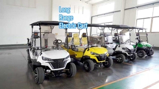 Elektrische golfkar met een bereik van 50 km