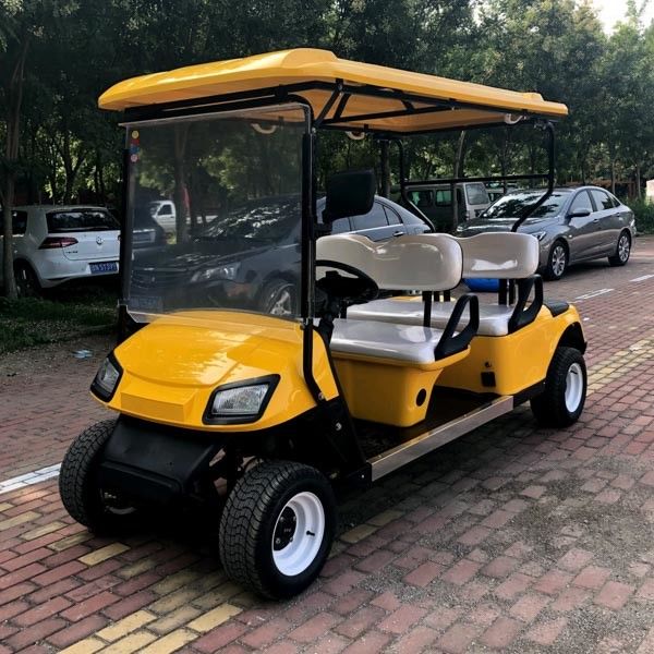 Low Speed Golf Cart Vehicle 4 Seater Lithium Bettery Free Shipping 4 Wheel Sell