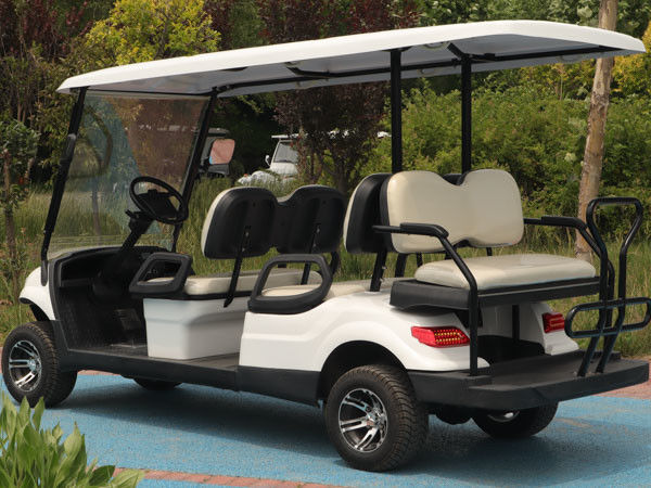 6 Seater Golf Carts Customized Lead Acid Battery Operated  For Sale Off Road