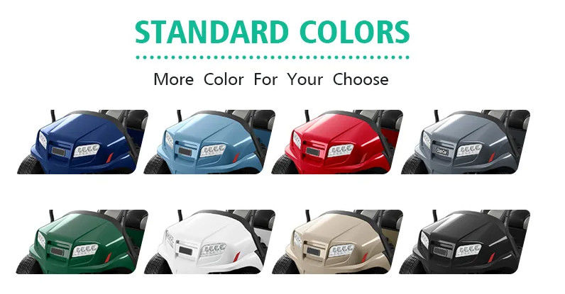 48V-72V 4 Wheel Electric Cargo Golf Cart With Dump Bed Custom Color