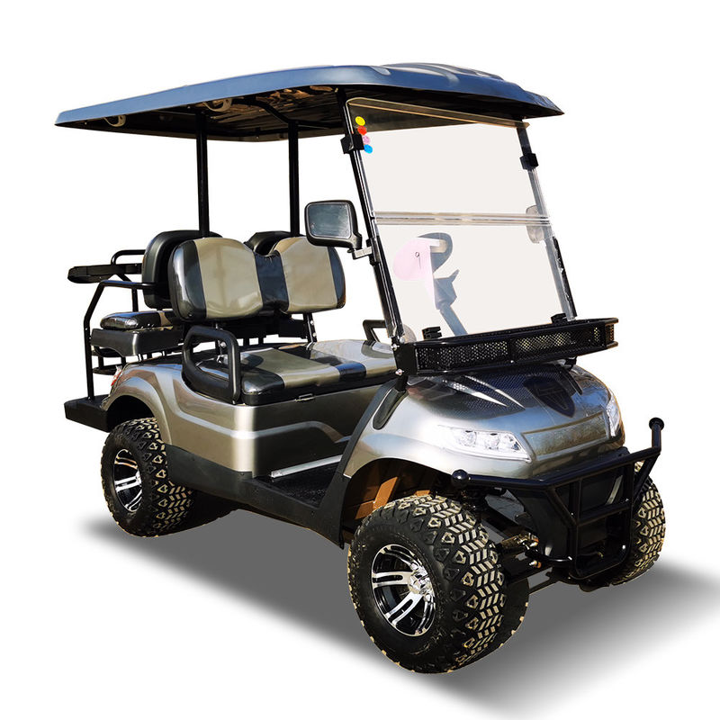 4 Seater EV Golf Cart With 6 Hours Charging Time 30-40km/H Speed And LED Lighting