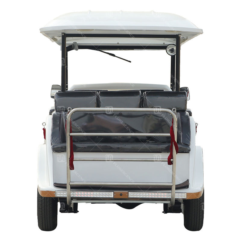 72v 200ah Lithium Battery 5KW AC Motor Classic Retro Sightseeing Cart 11 Seater With DG Certification