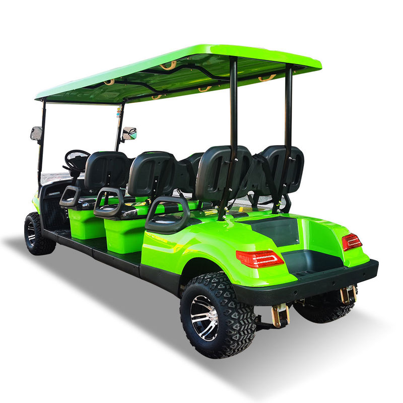 72v 100ah Lithium Iron Battery 5KW AC Motor 6 Seater Electric Golf Buggy Cart With CE