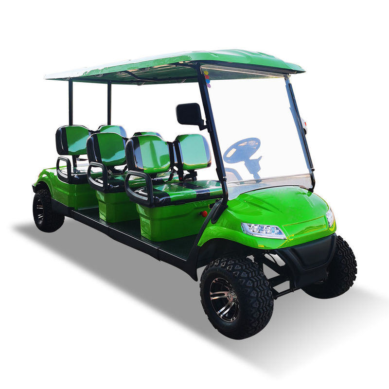 72v 100ah Lithium Iron Battery 5KW AC Motor 6 Seater Electric Golf Buggy Cart With CE