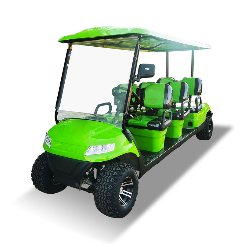 72v 100ah Lithium Iron Battery 5KW AC Motor 6 Seater Electric Golf Buggy Cart With CE