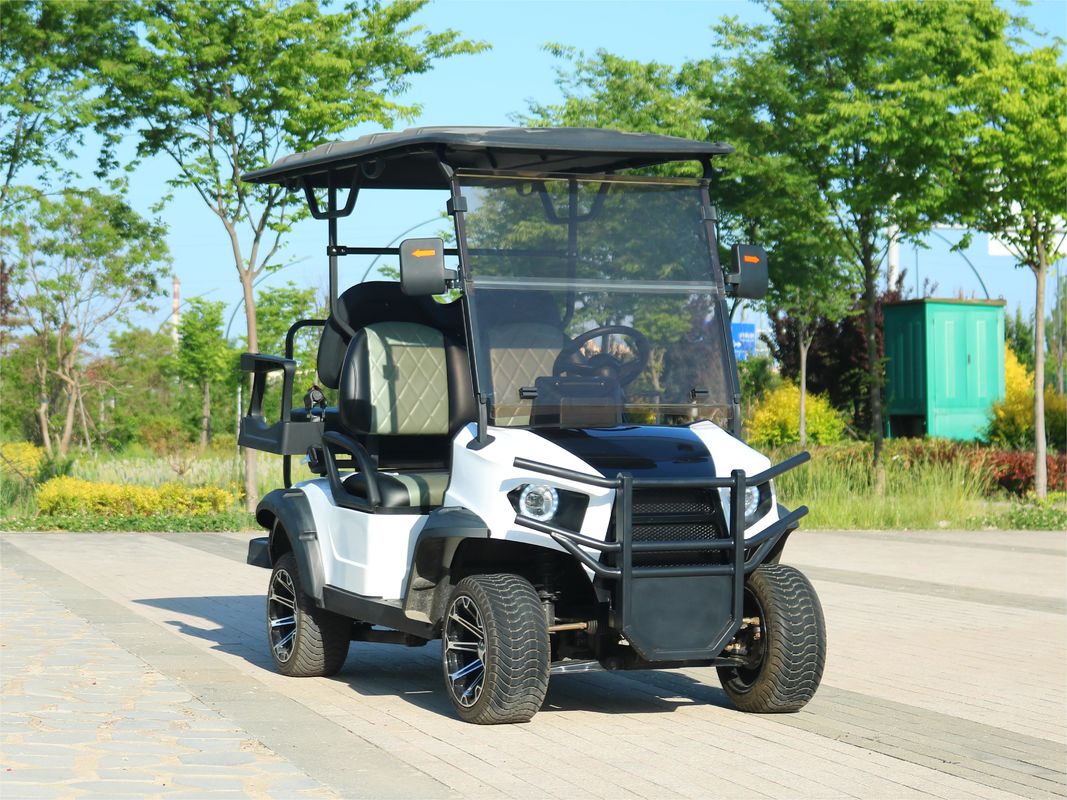 New Design 4 Seater Off Road Electric Golf Cart Lithium Battery Pu Seats Color Customized