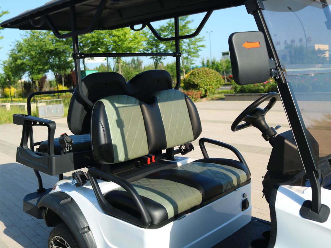 New Design 4 Seater Off Road Electric Golf Cart Lithium Battery Pu Seats Color Customized