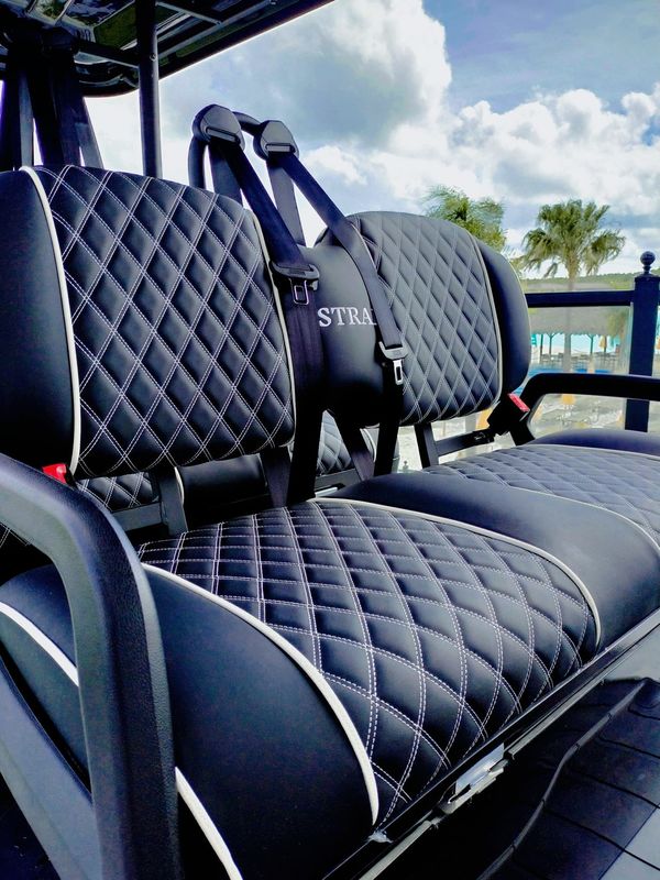 Luxury 6 Seater Electric Golf Car With 5kw Motor Power / 72V Battery Capacity