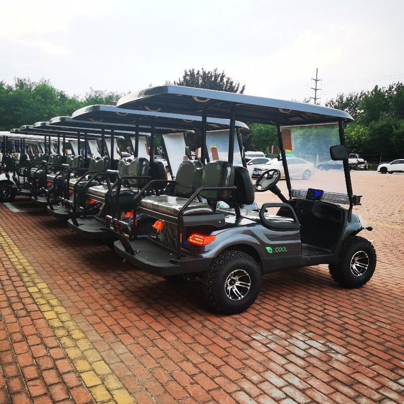 Sistema AC de 72V 4KW Baterias de chumbo Carrinho de golfe de 6 lugares de novo estilo com certificados CE