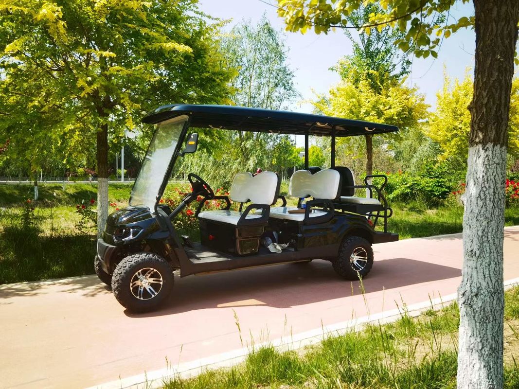Sistema AC de 72V 4KW Baterias de chumbo Carrinho de golfe de 6 lugares de novo estilo com certificados CE