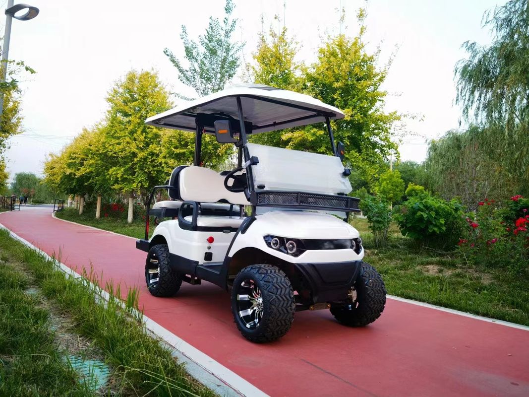 High End Lead Acid Cell 5KW Motor 4 Seater Golf Cart For Scenic Spots CE Approved