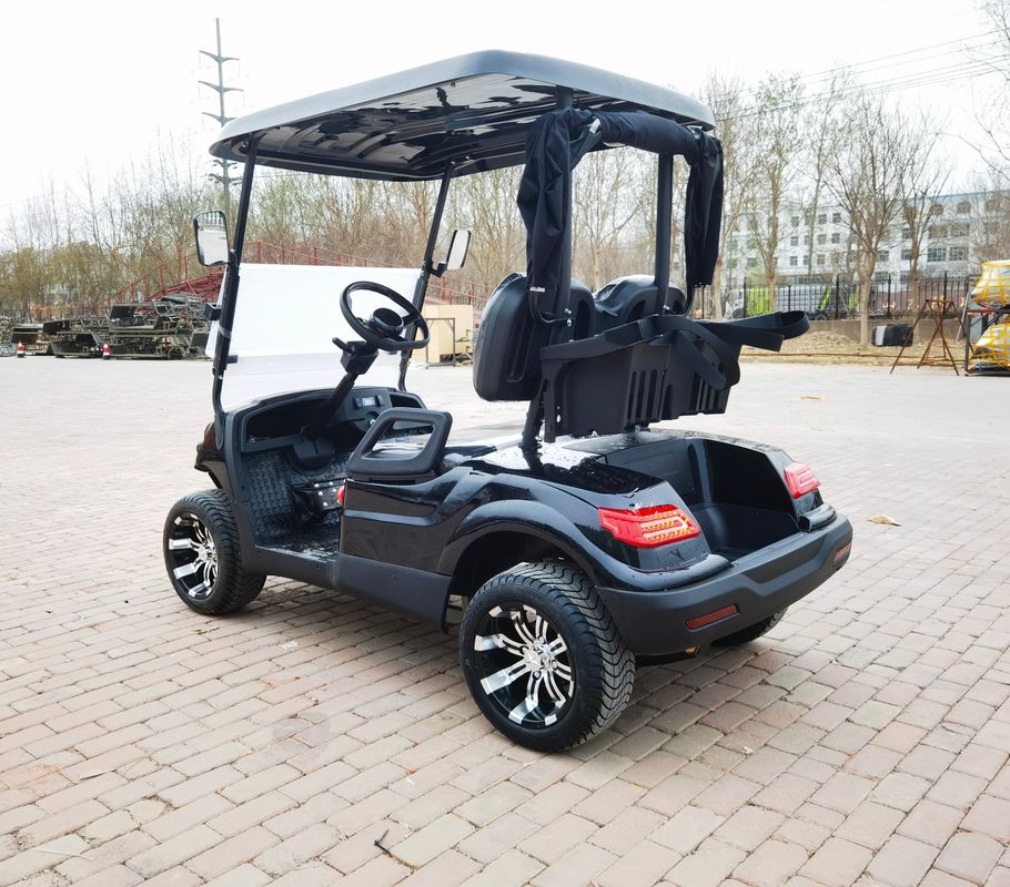 Long Range 3500W 60V 100AH Lead Batteries 2 Seater Golf Cart 12 Inch Off Road Tire Ev Golf Cart