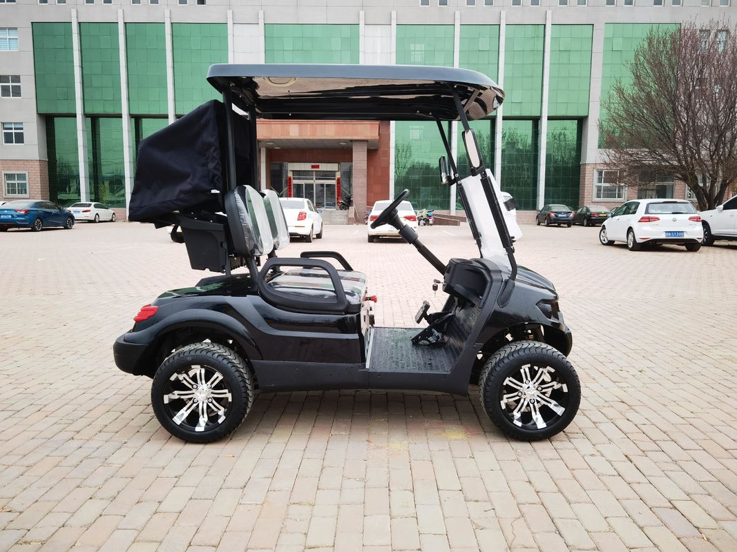 Long Range 3500W 60V 100AH Lead Batteries 2 Seater Golf Cart 12 Inch Off Road Tire Ev Golf Cart