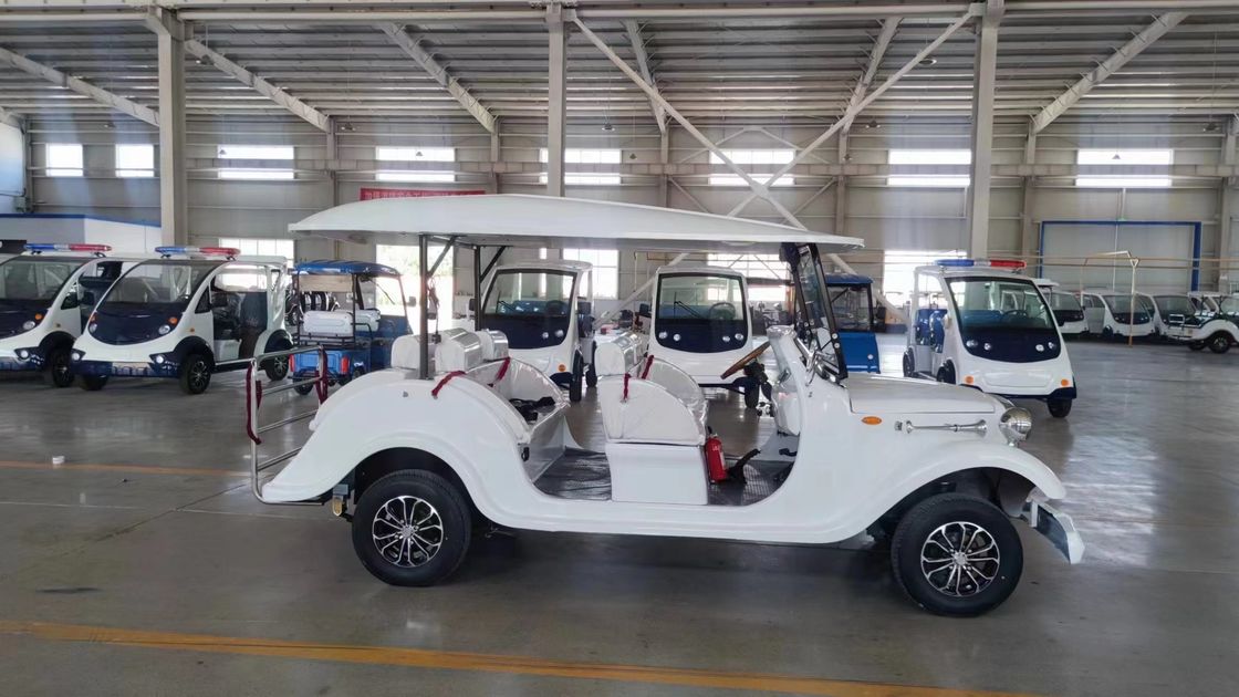 8 posti auto elettrica classico look logo stampa personalizzato auto EV classico per il tempo libero