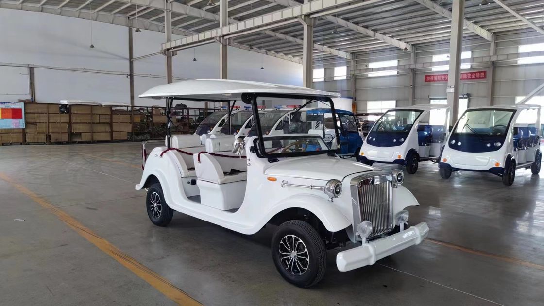 8 posti auto elettrica classico look logo stampa personalizzato auto EV classico per il tempo libero