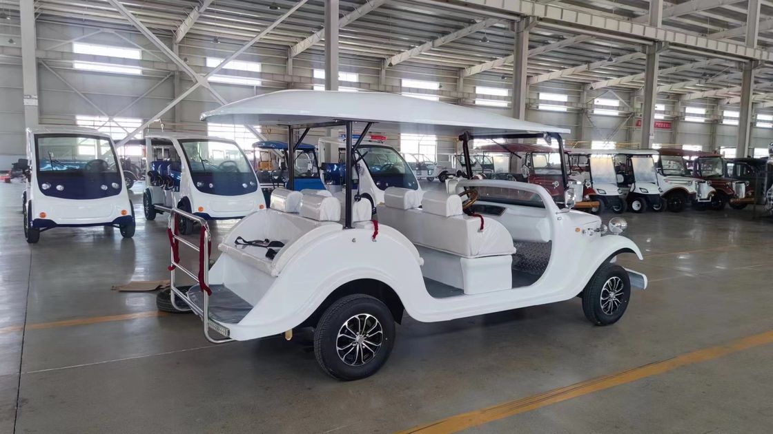 8 posti auto elettrica classico look logo stampa personalizzato auto EV classico per il tempo libero