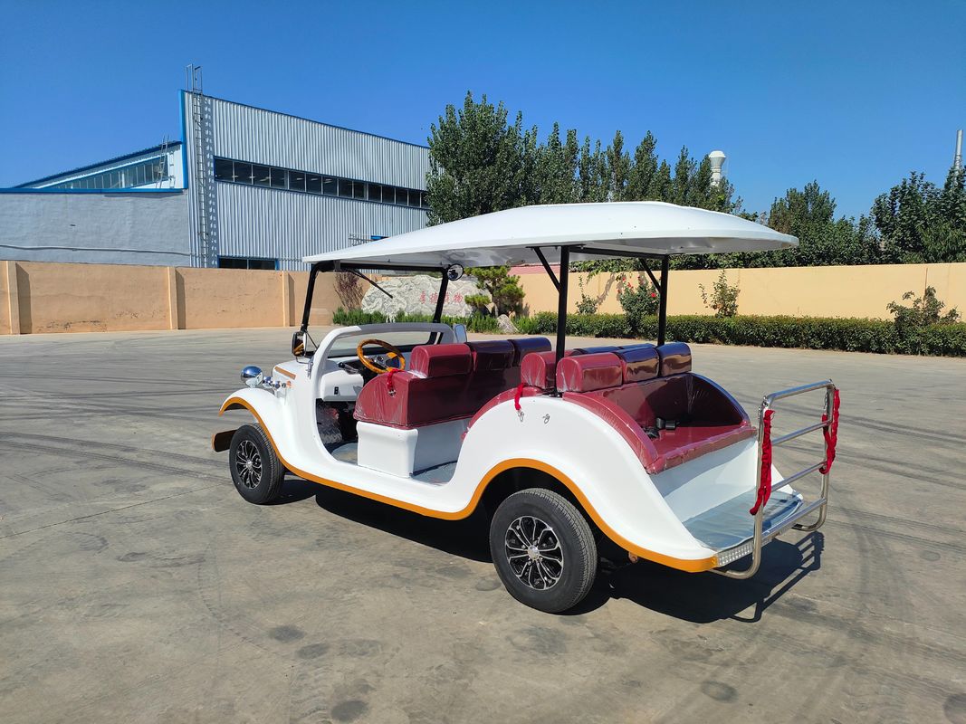 8 posti auto elettrica classico look logo stampa personalizzato auto EV classico per il tempo libero