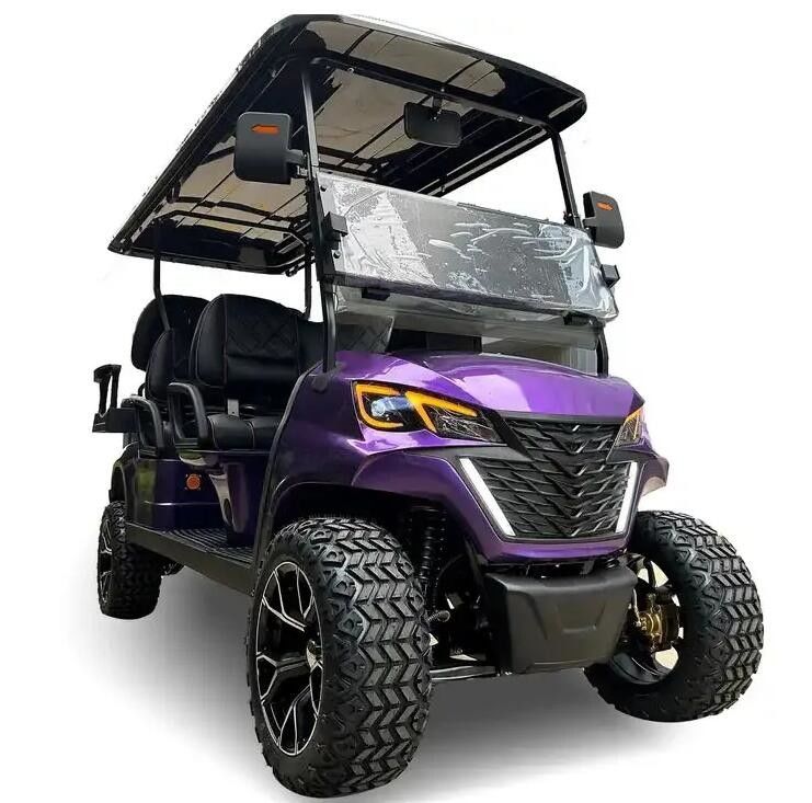 4 Wheel 4 Seater Electric Golf  Cart New Designed Street Legal Lead-acid Cell EV Golf Cart