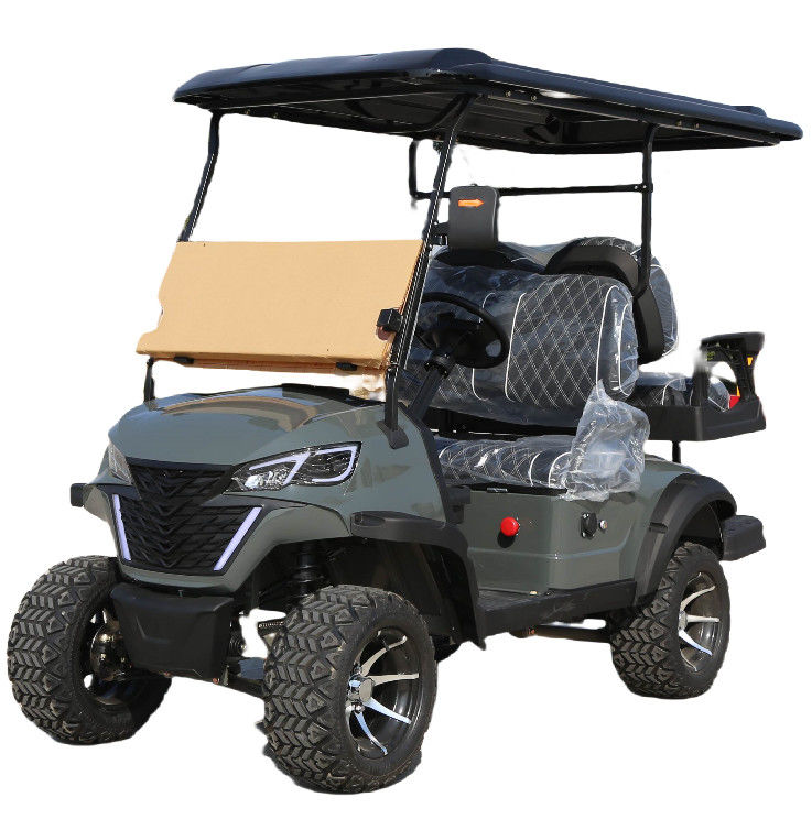 4 Wheel 4 Seater 72V 100AH Lead Acid Cell Electric Golf  Cart Support OEM