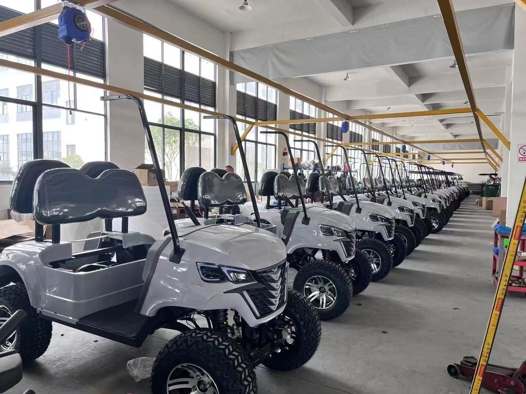 Limo Luxury Buggy 6-seater Electric golf cart 4+2 R12 4kw lithium battery off road