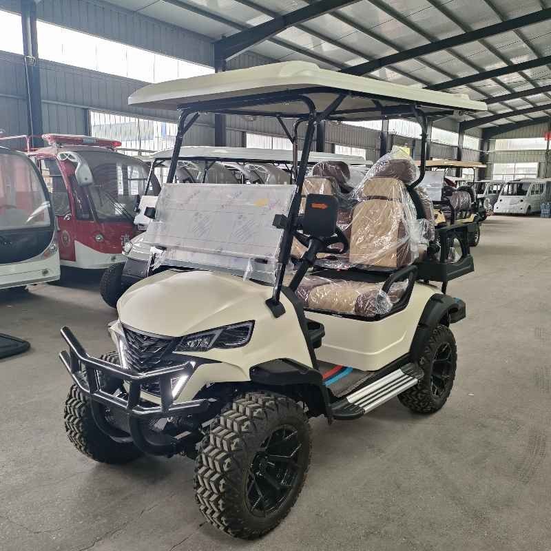 2 + 2 chỗ ngồi xe golf điện 4 chỗ ngồi nhà sang trọng McPherson treo giá nhà máy bán