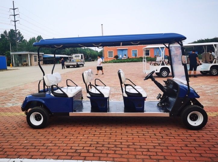 OEM New 6 Seaters Golf Cart 4 Wheels Certificated 60v 100ah Lead-Acid Battery Minimum turning radius 4000mm