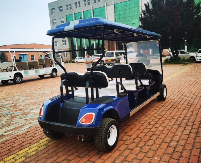 OEM New 6 Seaters Golf Cart 4 Wheels Certificated 60v 100ah Lead-Acid Battery Minimum turning radius 4000mm