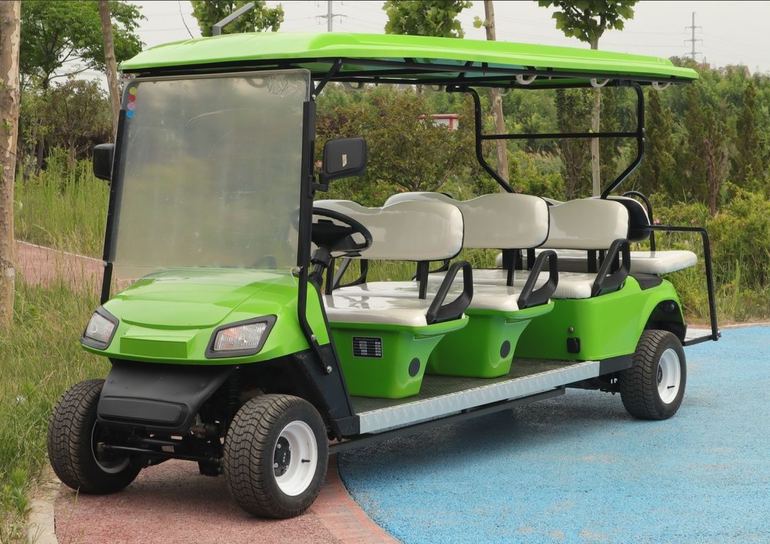 OEM New 8 Passenger Golf Cart 4 Wheels Certificated 60v 100ah Lead-Acid Battery Minimum turning radius 4650mm