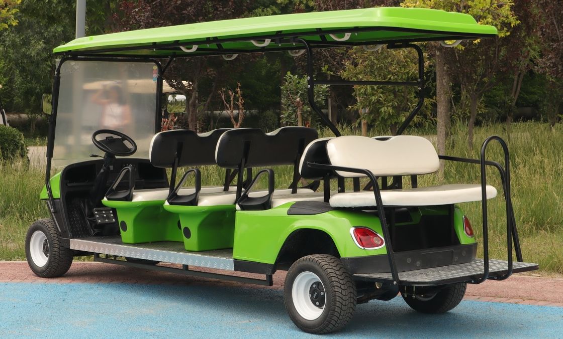 OEM New 8 Passenger Golf Cart 4 Wheels Certificated 60v 100ah Lead-Acid Battery Minimum turning radius 4650mm