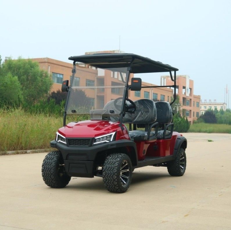 Electric Golf Cart 4-Seater Luxury Off-road Home McPherson Suspension Factory Price Sale