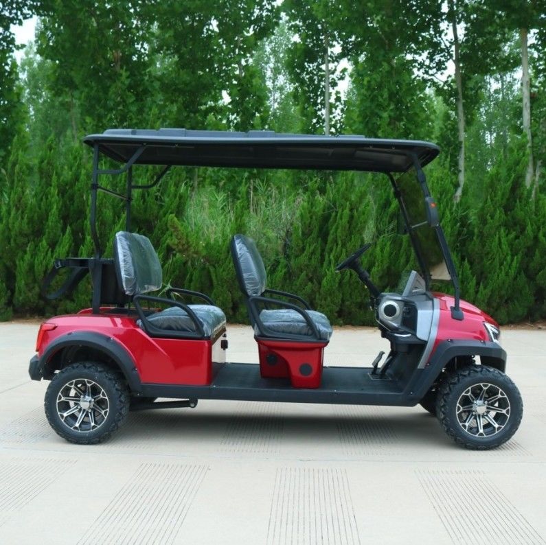 Electric Golf Cart 4-Seater Luxury Off-road Home McPherson Suspension Factory Price Sale