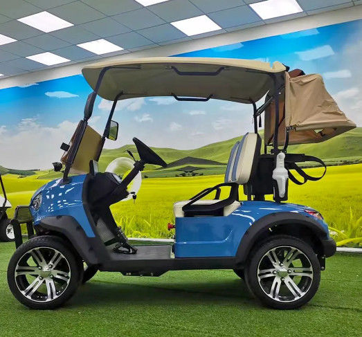 Quick Charging Time Of 6-8 Hours 2 Seater Golf Cart For Extended Driving Range 70-80km