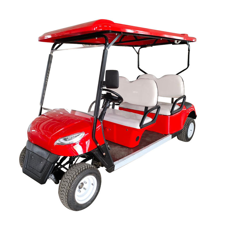 60V 100AH pil ile 3.5KW motor 4 tekerlekli elektrikli golf arabası 4 kişilik araba