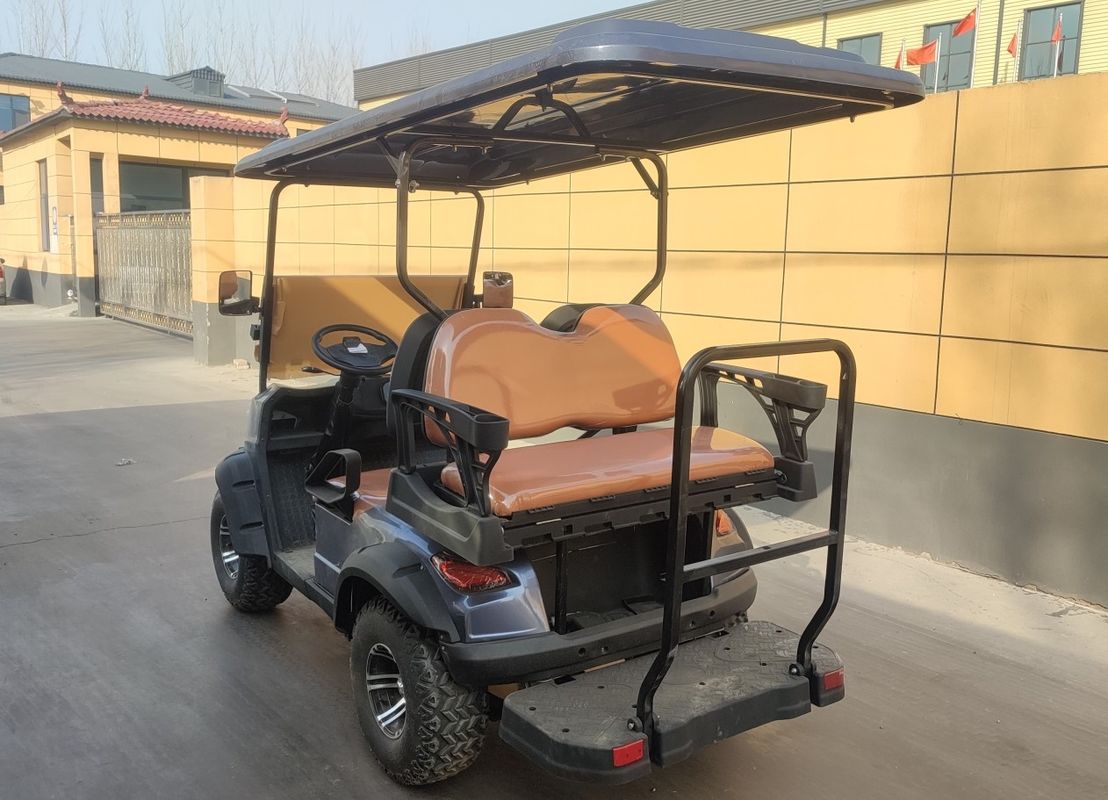 Black Color 4 Seater Golf Cart wheelbase 1720mm Ground clearance 235mm