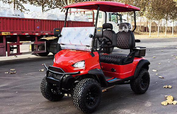 Quick Charging Time Of 6-8 Hours 2 Seater Golf Cart For Extended Driving Range 70-80km
