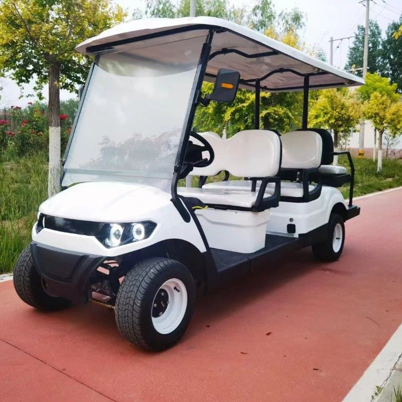 4+2 Seater Electric Golf Cart With CE Certified  And Body Color Customization