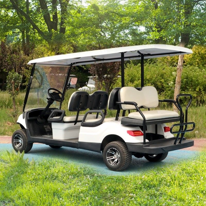 4+2 Seater Electric Golf Cart With CE Certified  And Body Color Customization