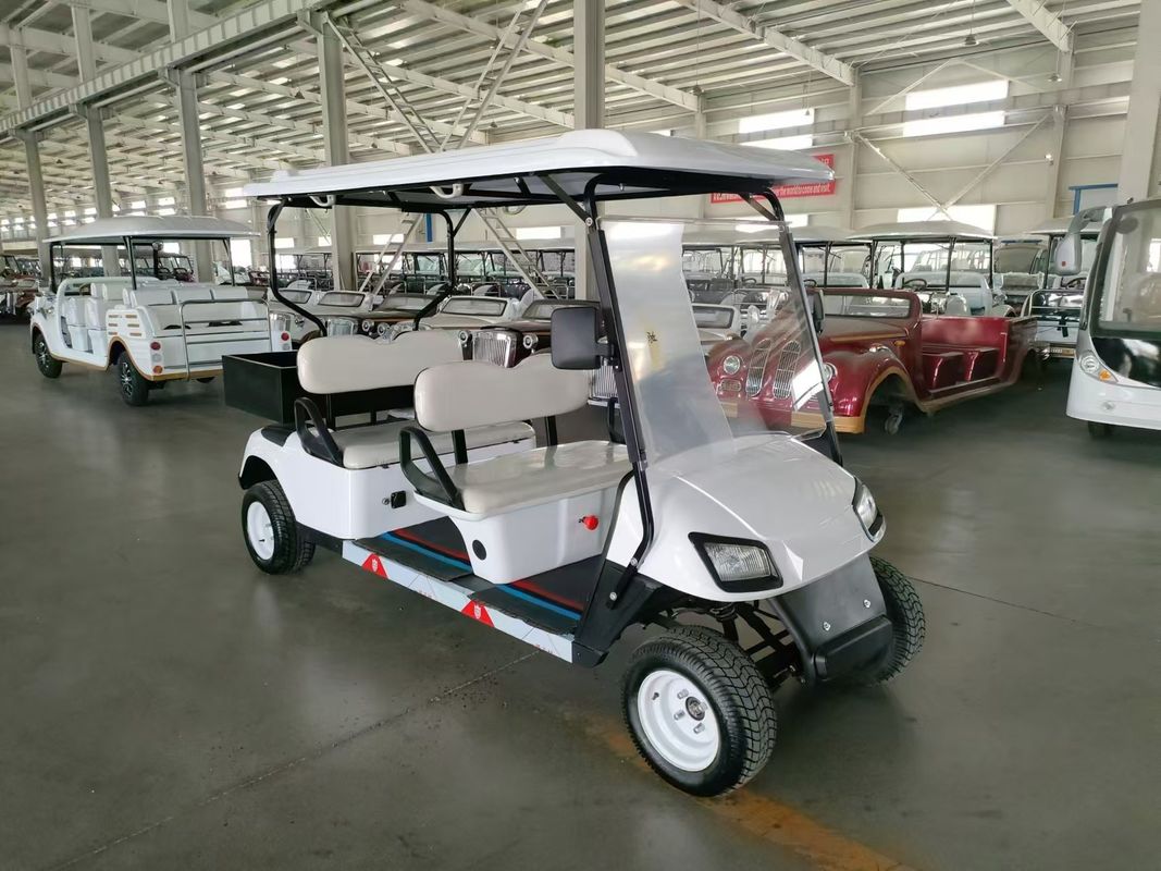 NEW Style Golf Cart Truck Electric 4 Seat With Cargo Buckets Factories Moving