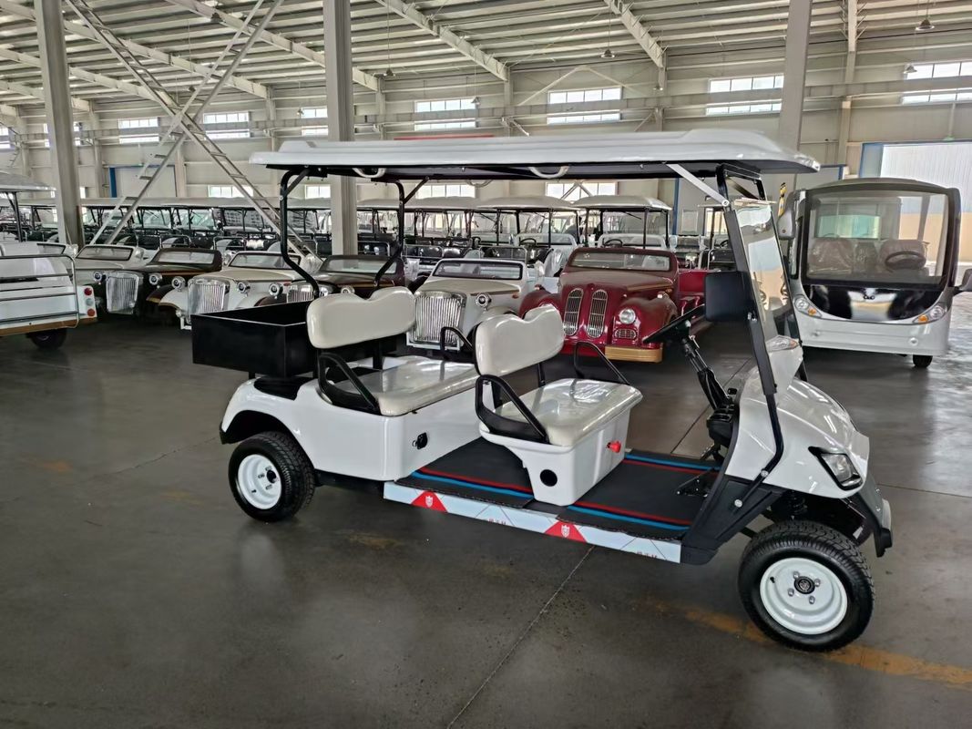 NEW Style Golf Cart Truck Electric 4 Seat With Cargo Buckets Factories Moving