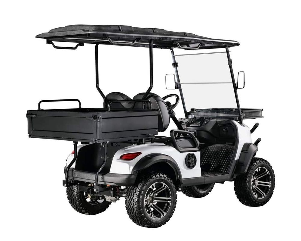 Hunting vehicle Buggy Off Road Electric Golf Cart  4-seater 2+2 seats cargo bucket without battery 4kw