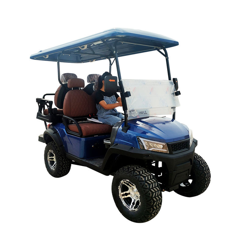 2+2 Seats Electric Golf Cart 4 Seater Home McPherson Suspension Luxury Factory Price Sale