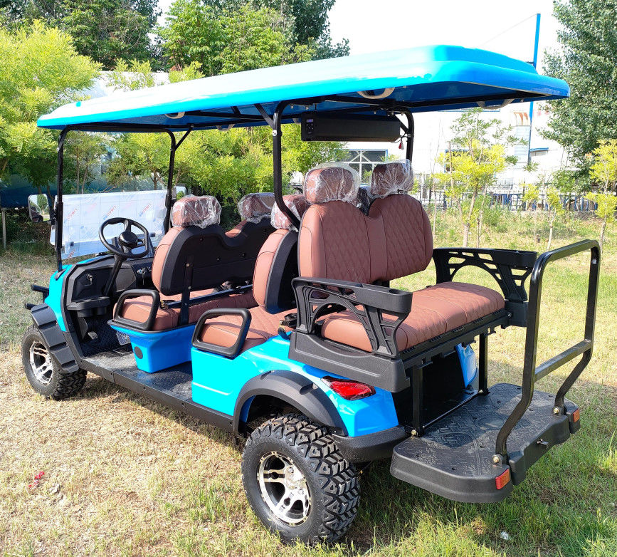 New Buggy 4 Wheel 6-seater Electric Golf Cart with 3.5kw motor Caddie Seat without battery