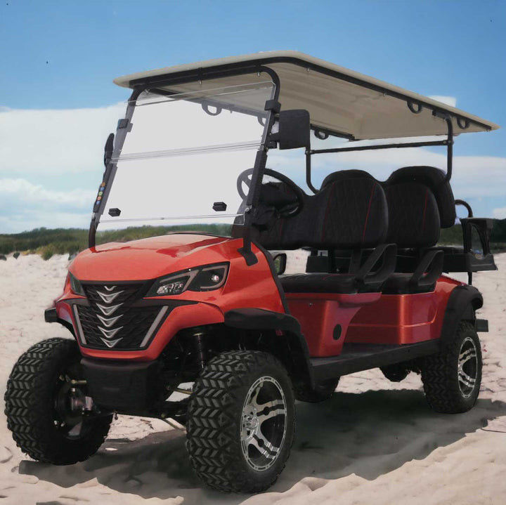 6 Seater Electric Golf  Buggy Long Range 12 Inch Tire Club Golf Cart Delivery to Your Home