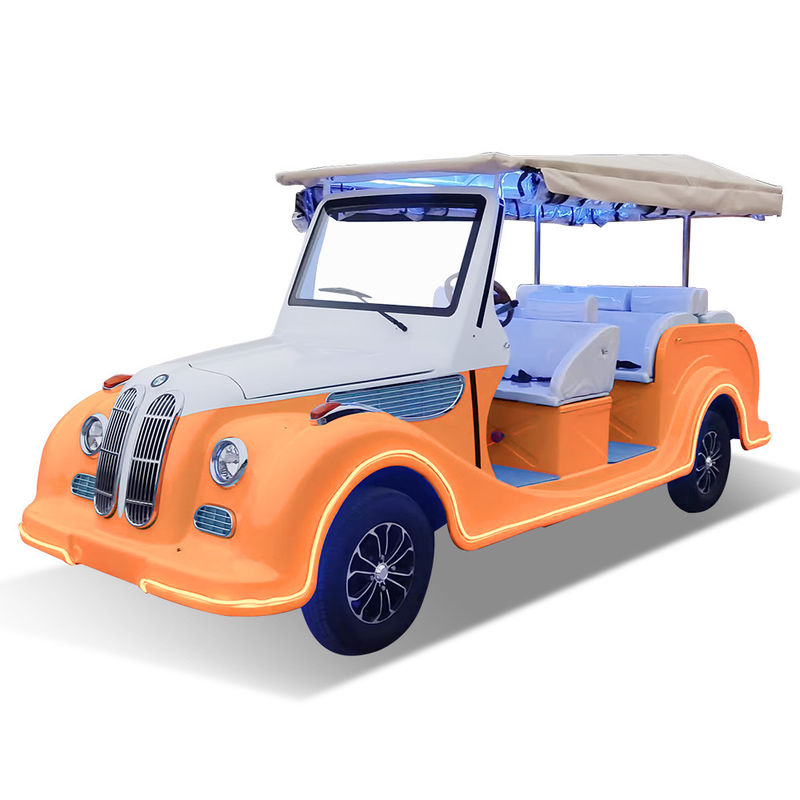 2024 NEW STYLE Classic Car 60v100ah 4KW Battery Powered Old Retro Golf Cart Buggy