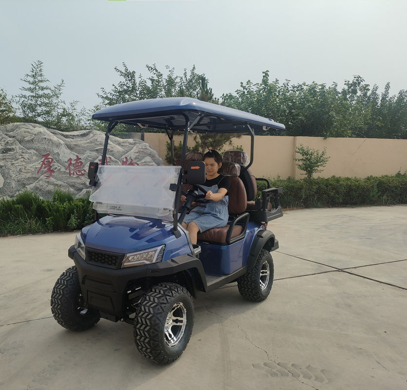 New Style Modern 4 Seater Golf Cart Rechargeable Long Range Off-Road Vehicle for Rough Terrain