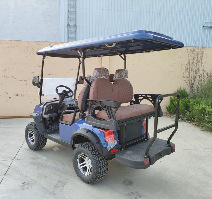 Luxury Lead Batteries 4 Seater Electric Golf Cart Basic Tourist Vehicle Affordable Price