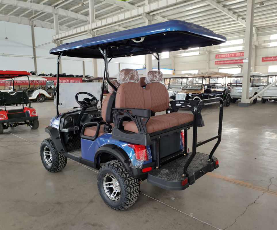 Luxury Lead Batteries 4 Seater Electric Golf Cart Basic Tourist Vehicle Affordable Price