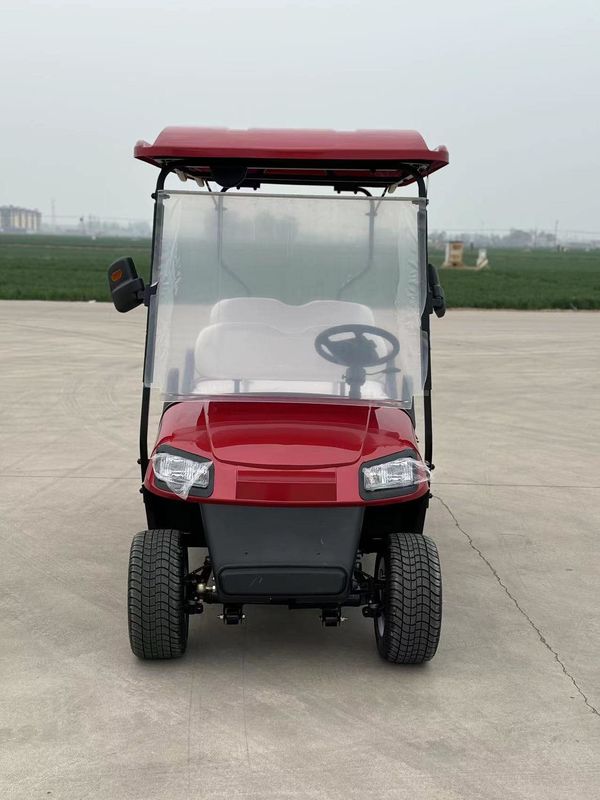 4 Passenger EV Golf Cart 4 Wheel 60V Lead Batteries 4KW AC System Electric Utility Vehicle